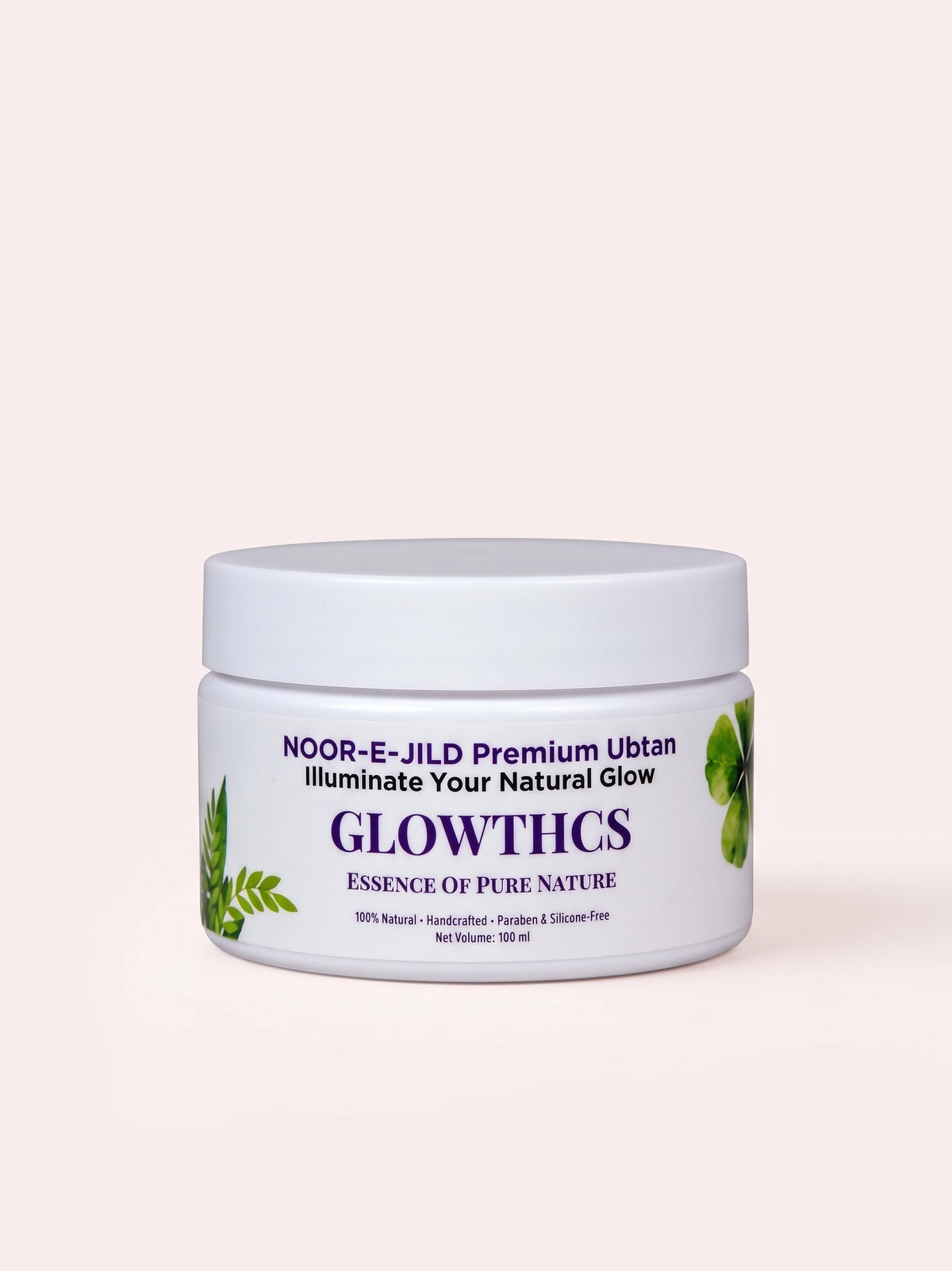 Glowthcs Noor-e-Jild Premium Ubtan 100ML - Best organic ubtan for glowing skin