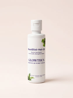 Glowthcs RootElixir Hair Oil - Best organic hair oil for hair fall control